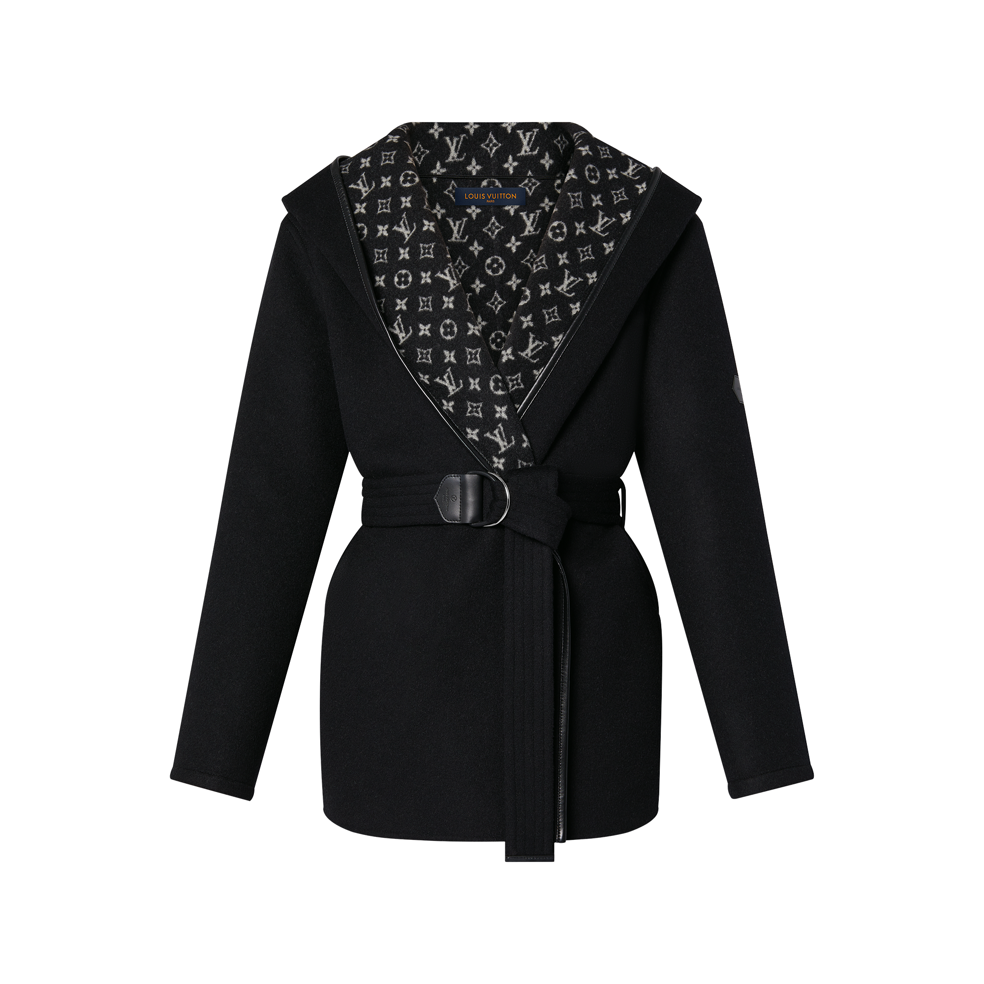 Belted Short Wrap Pea Coat - Women - Ready-to-Wear | LOUIS VUITTON ®